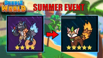 How to Get SUMMER EVENT DOODLES (Junipyro and Maelzuri) | Roblox Doodle World Update Guide