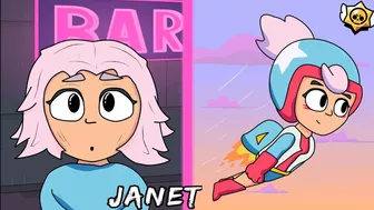 BRAWL STARS ANIMATION - JANET ORIGIN