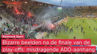 BIZAR! ADO-aanhangers zoeken Excelsior-fans op waarna rellen ontstaan