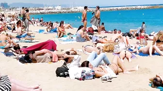 Beach Barceloneta / Barcelona beach walk 2022????????????️Spain best beaches