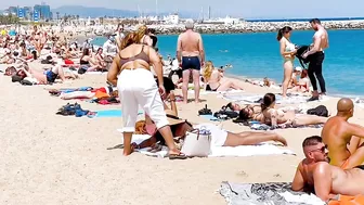 Beach Barceloneta / Barcelona beach walk 2022????????????️Spain best beaches