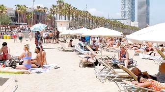 Beach Barceloneta / Barcelona beach walk 2022????????????️Spain best beaches