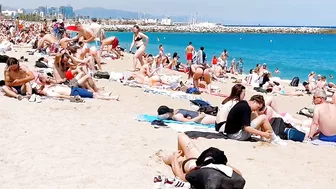 Beach Barceloneta / Barcelona beach walk 2022????????????️Spain best beaches