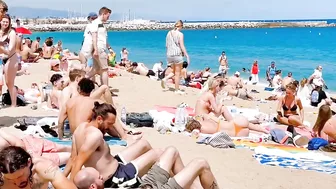 Beach Barceloneta / Barcelona beach walk 2022????????????️Spain best beaches