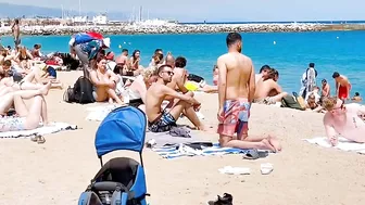 Beach Barceloneta / Barcelona beach walk 2022????????????️Spain best beaches