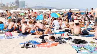 Beach Bogadell / Barcelona beach walk 2022 - Spain best beaches