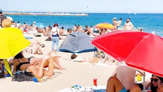 Beach Bogadell / Barcelona beach walk 2022 - Spain best beaches