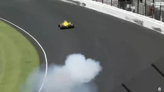 Jimmie Johnson Crashes Out | 2022 Indy 500