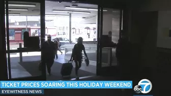 Airline passengers in SoCal paying skyrocketing airfares during Memorial Day travel | ABC7