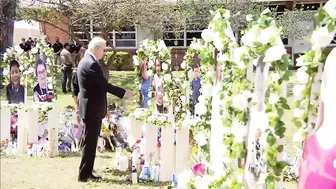 Pres. Biden and first lady travel to Uvalde to honor victims of shooting at Robb Elementary