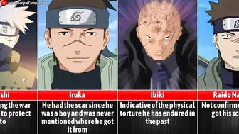 Naruto Scars & Marks and how they got them I Anime Senpai Comparisons