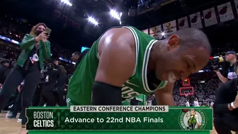 Boston Celtics Celebrate Game 7 Victory