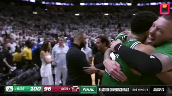 Boston Celtics Celebrate Game 7 Victory