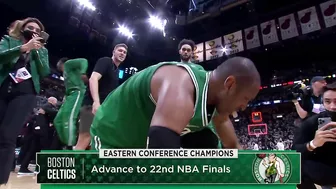 Boston Celtics Celebrate Game 7 Victory