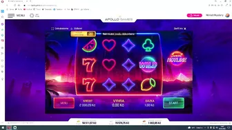 POSLEDNÍ FREE SPINY NA APOLLU • SUNSET HOTLINE • APOLLO GAMES ONLINE CASINO