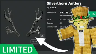 The Silverthorn Antlers Went Limited In Roblox!