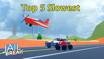 Top 5 Slowest Vehicles in Roblox Jailbreak