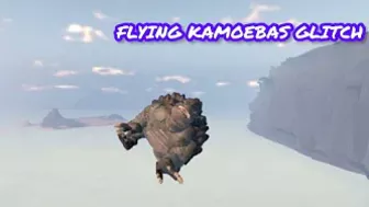 Flying Kamoebas Glitch!! - Roblox Kaiju Universe