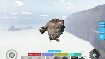 Flying Kamoebas Glitch!! - Roblox Kaiju Universe