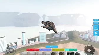 Flying Kamoebas Glitch!! - Roblox Kaiju Universe