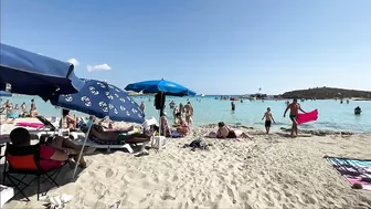 IBIZA Beach Summer - Beautifu Beach of Nissi Top 10 Beaches Walking 4k