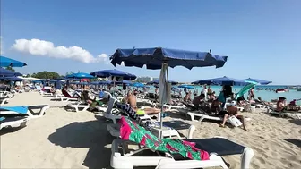 IBIZA Beach Summer - Beautifu Beach of Nissi Top 10 Beaches Walking 4k