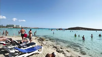 IBIZA Beach Summer - Beautifu Beach of Nissi Top 10 Beaches Walking 4k