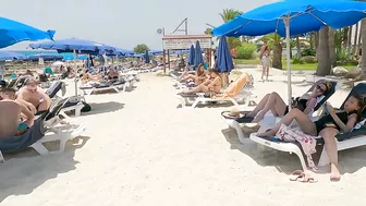 Beach Walk Tours - Ayia Napa Nissi Beach Cyprus 4K WALK / Cyprus Travel Guide