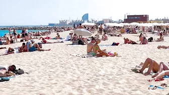 Barcelona beach walk / beach Bogadell ❤️????️Spain best beaches