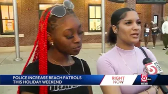 Fights break out at Carson Beach toward end of Memorial Day