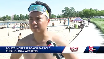 Fights break out at Carson Beach toward end of Memorial Day