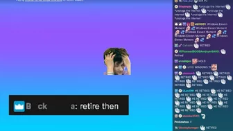 xQc stream instantly crashed after one guy ask him to retire