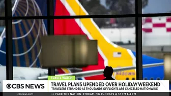 Thousands have their travel plans upended over Memorial Day weekend