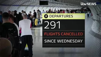 Travel disruption 'could get worse before it gets better' with staff shortages hitting | ITV News