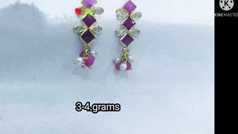 new models earrings collections//with weight.