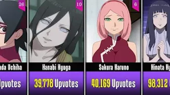 Best Naruto & Boruto Waifus (By Voting) I Anime Senpai Comparisons