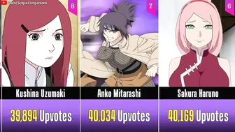 Best Naruto & Boruto Waifus (By Voting) I Anime Senpai Comparisons