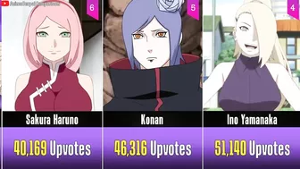 Best Naruto & Boruto Waifus (By Voting) I Anime Senpai Comparisons