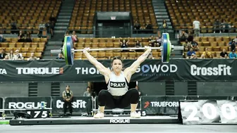 Sasha Nievas’ “Light” 200-lb Snatch