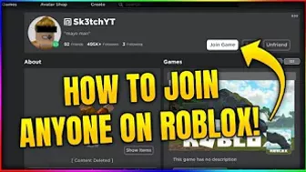 How To Join Anyone On Roblox 2022