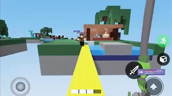 Was this a lucky shot? (Roblox bedwars)