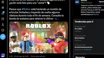 PORFIN HA VUELTO ESTO A ROBLOX DESPUÉS DE MUCHOS AÑOS...????