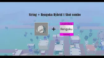 String + Rengoku Hybrid 1 Shot Combo (Blox fruits) - [Roblox]