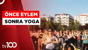 Eskişehir'de Kadınlardan Yoga Eylemi | Tv100 Haber