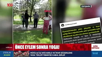 Eskişehir'de Kadınlardan Yoga Eylemi | Tv100 Haber