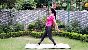 5 Yogasanas for weight loss// Happiness yoga with Komal sharma