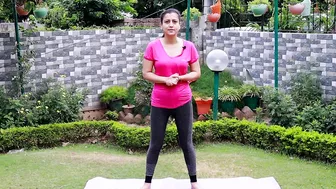 5 Yogasanas for weight loss// Happiness yoga with Komal sharma