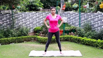 5 Yogasanas for weight loss// Happiness yoga with Komal sharma