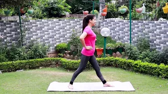 5 Yogasanas for weight loss// Happiness yoga with Komal sharma