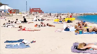 Barcelona beach walk 2022/ beach Nova Icaria ????️????????Spain best beaches